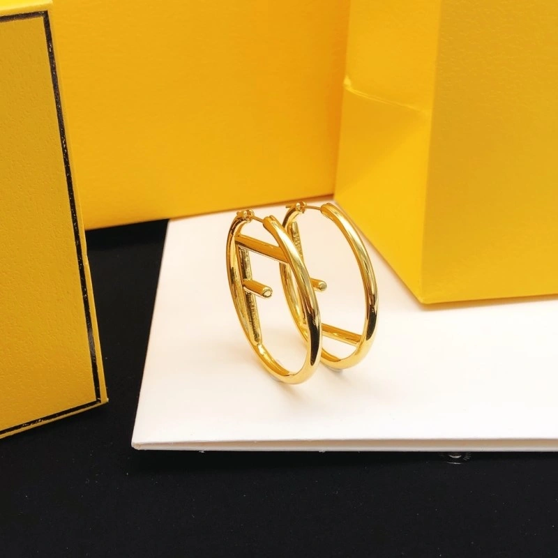 Fendi Earrings SmoothTexture 208062