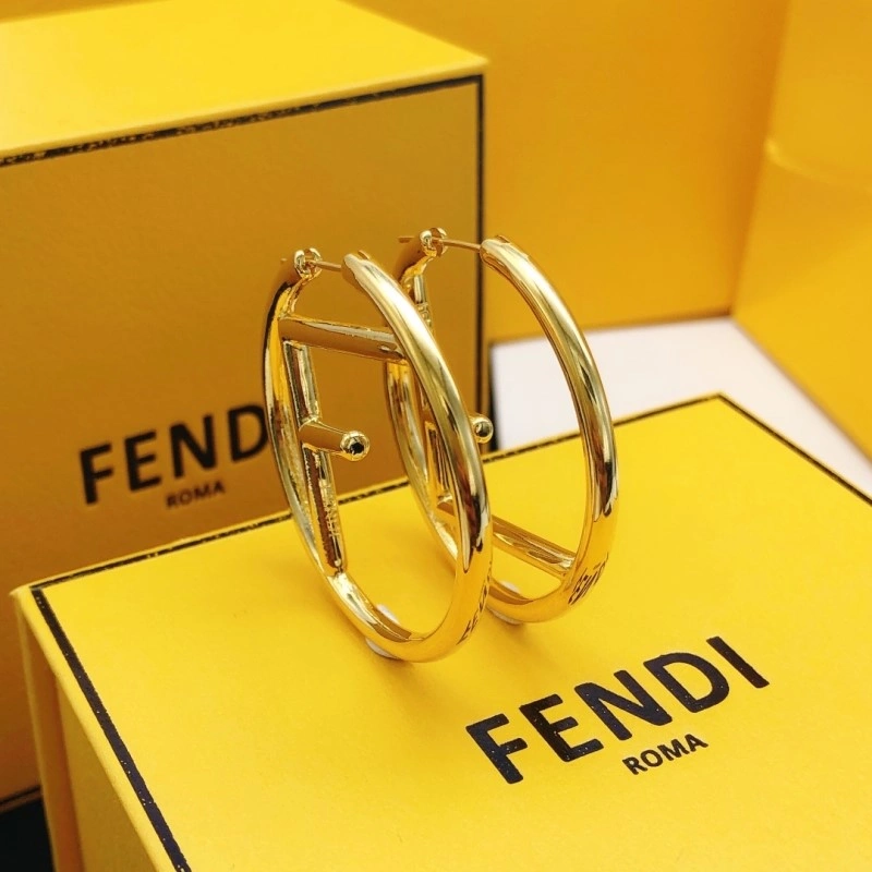 Fendi Earrings SmoothTexture 208062