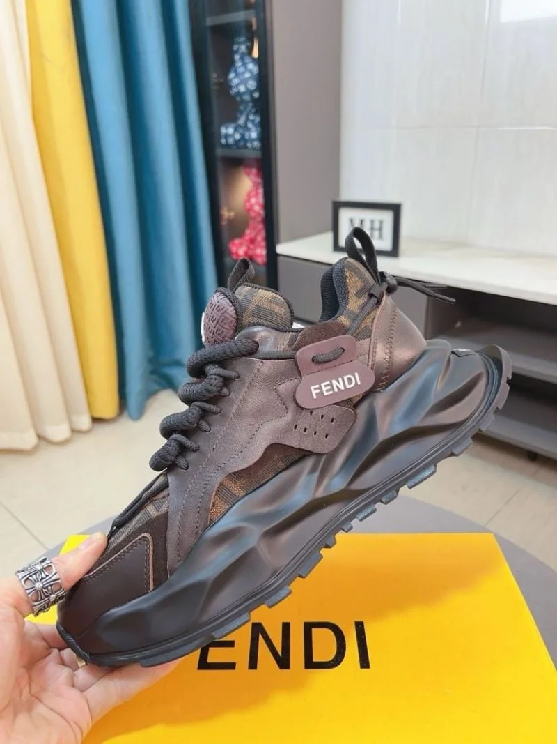 Fendi Low Shoes Stylish 23616