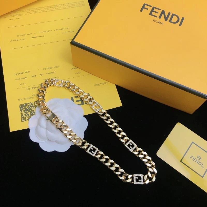 Flexible Fendi Necklaces 212204