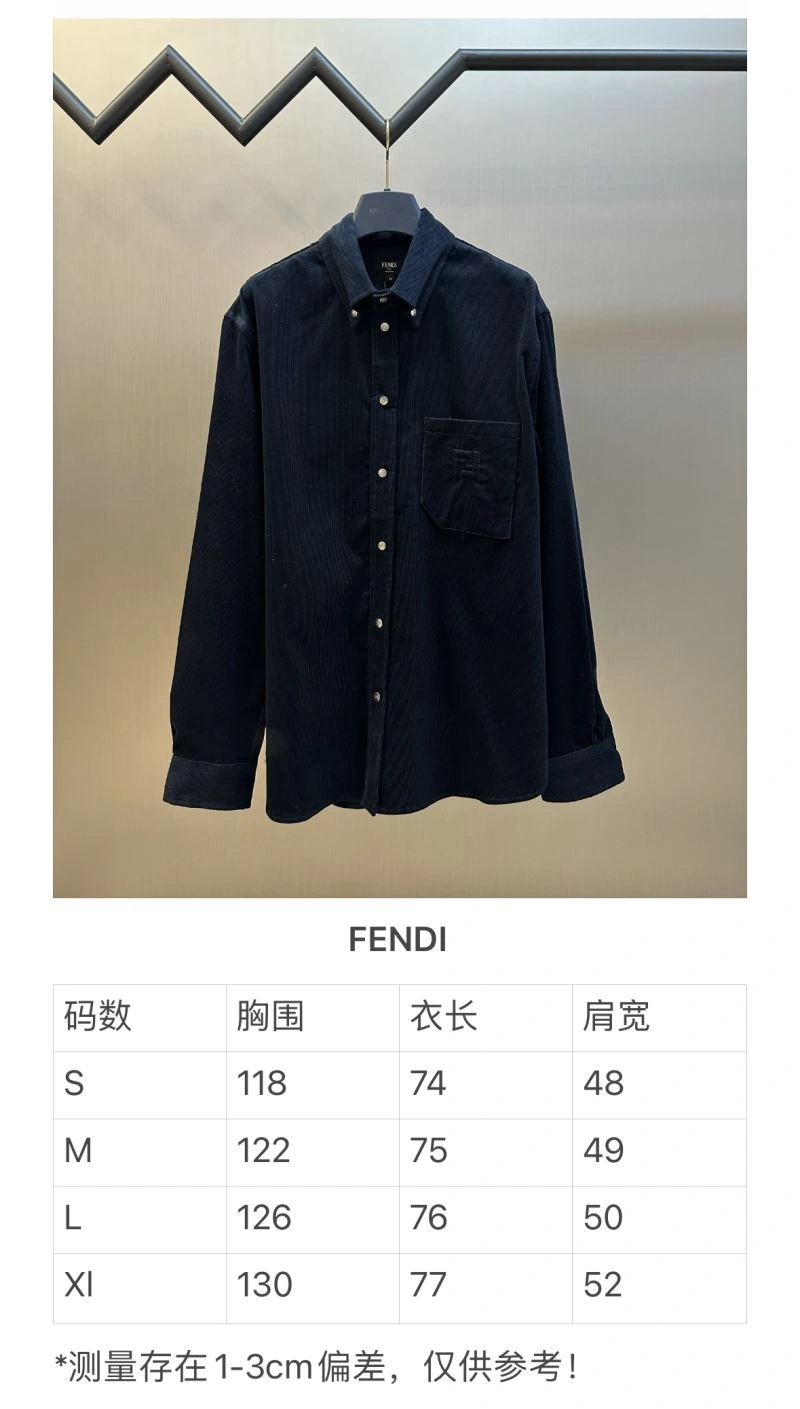 SmoothTexture Fendi Shirts 123101