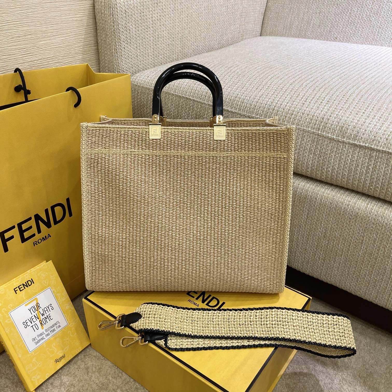 WrinkleFree Fendi Shopping Bags 69670