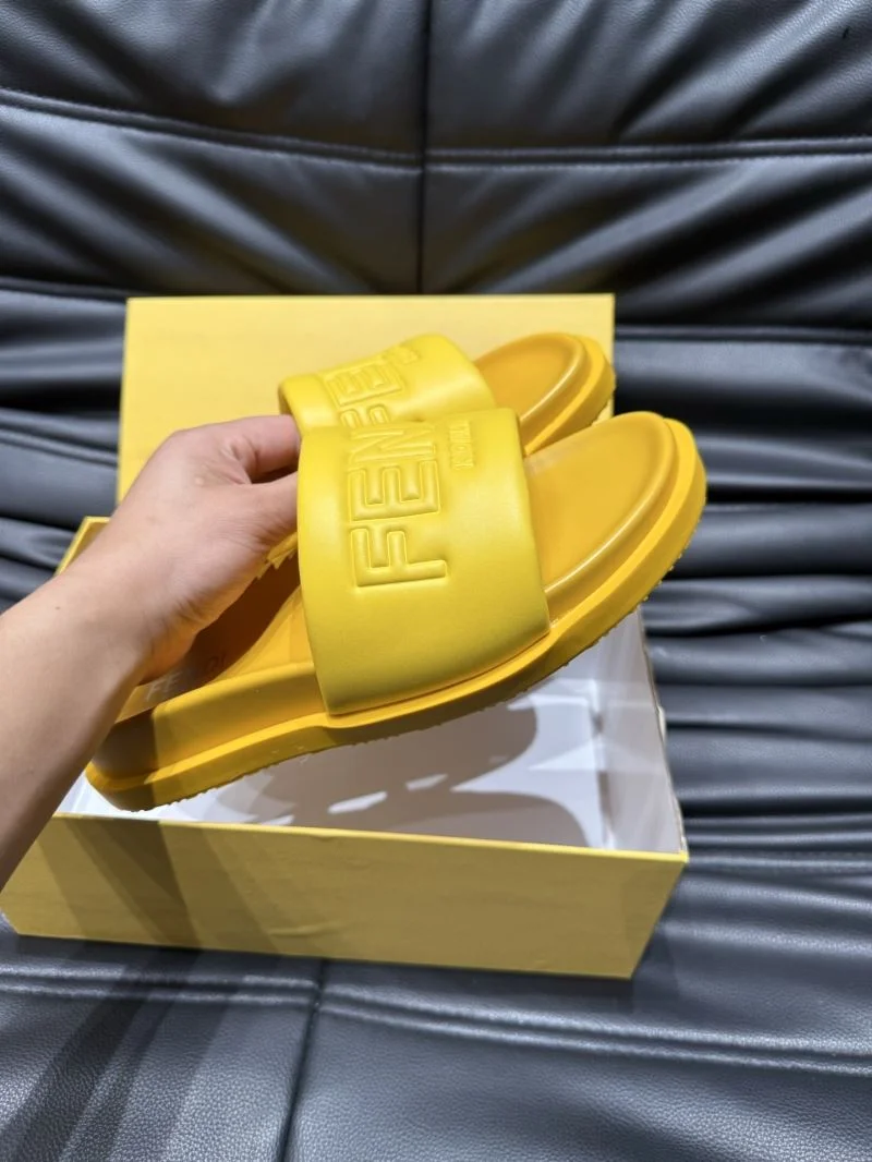 Minimalist Fendi Slippers 23191
