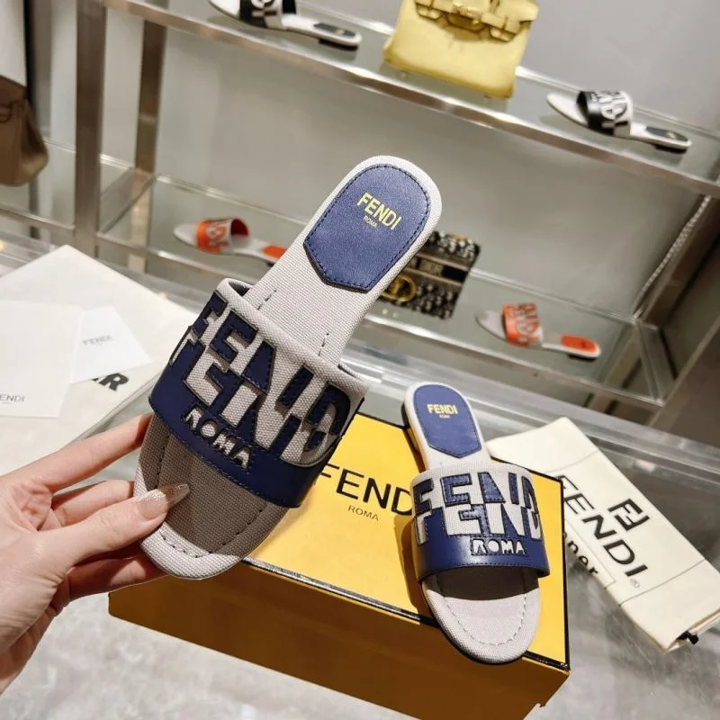 Effortless Fendi Slippers 23387