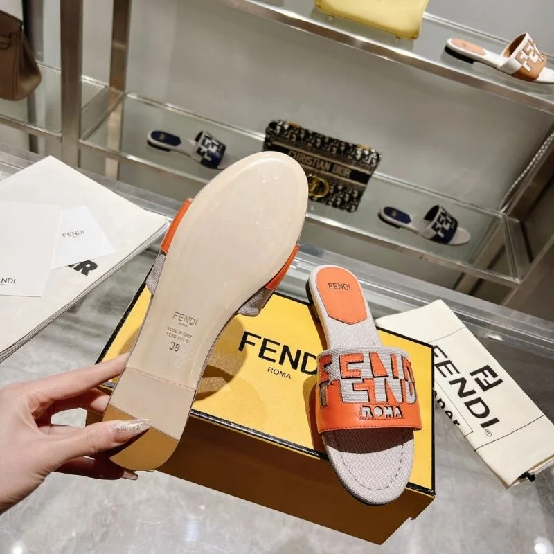 Durable Fendi Slippers 23384
