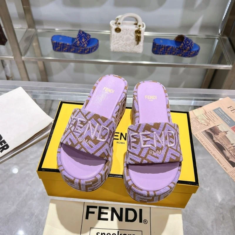Fendi Slippers SmoothTexture 23368