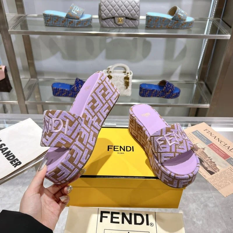 Fendi Slippers SmoothTexture 23368