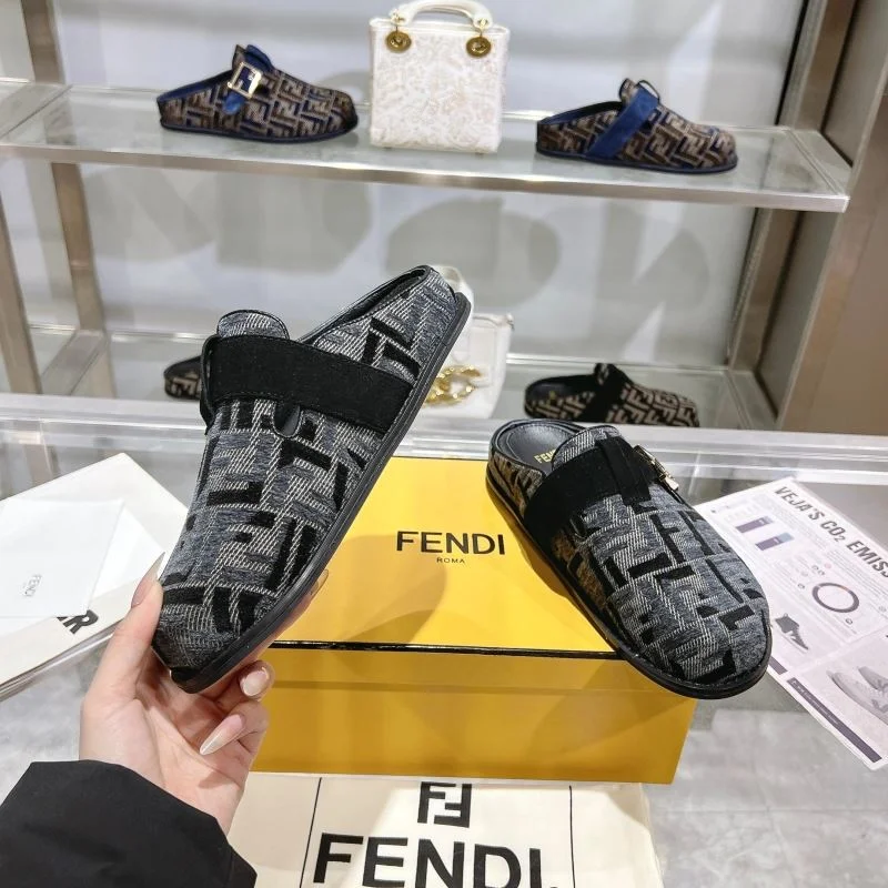 Packable Fendi Slippers 23348