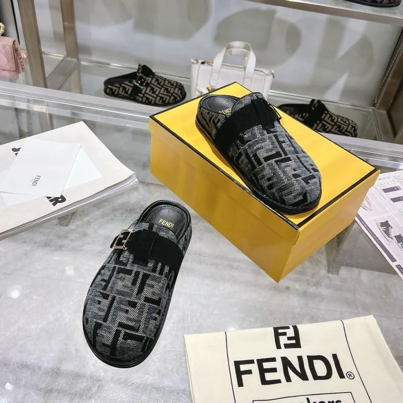 Packable Fendi Slippers 23348