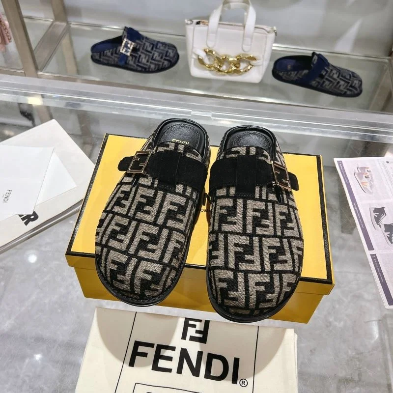 Fendi Slippers Colorful 23345