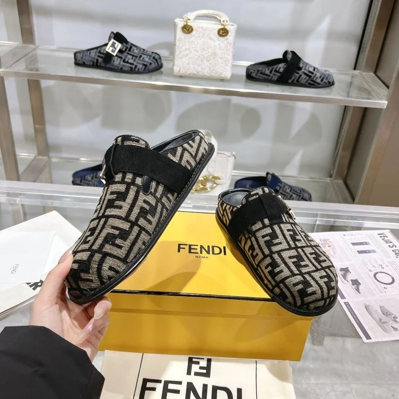 Fendi Slippers Colorful 23345