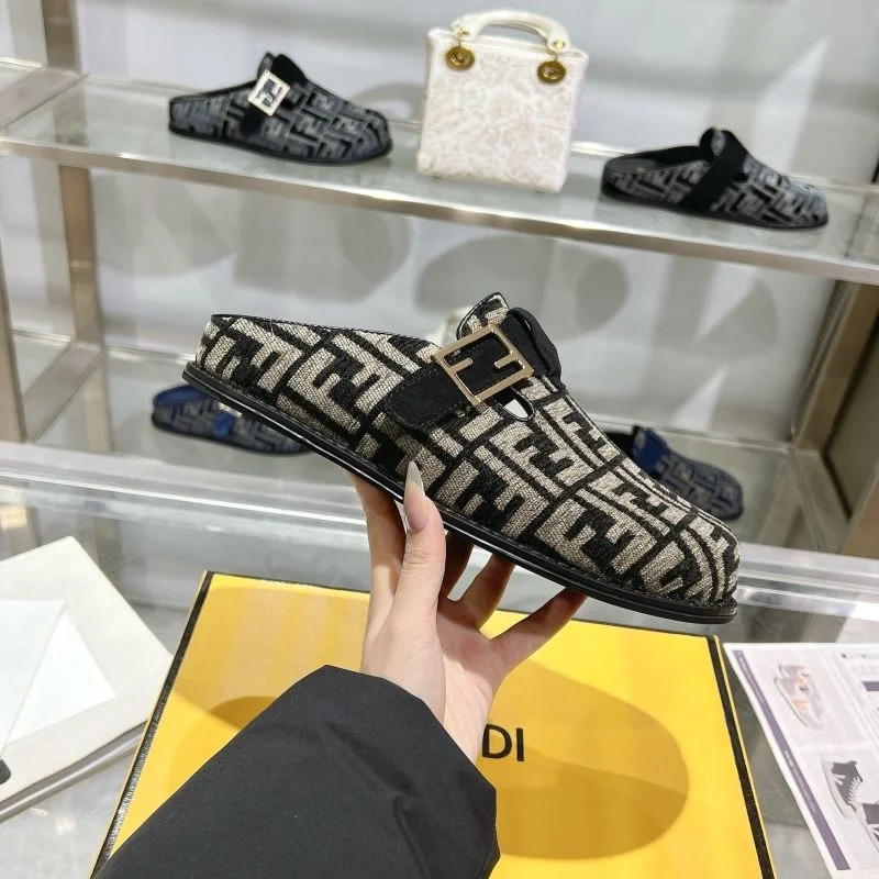 Fendi Slippers Colorful 23345