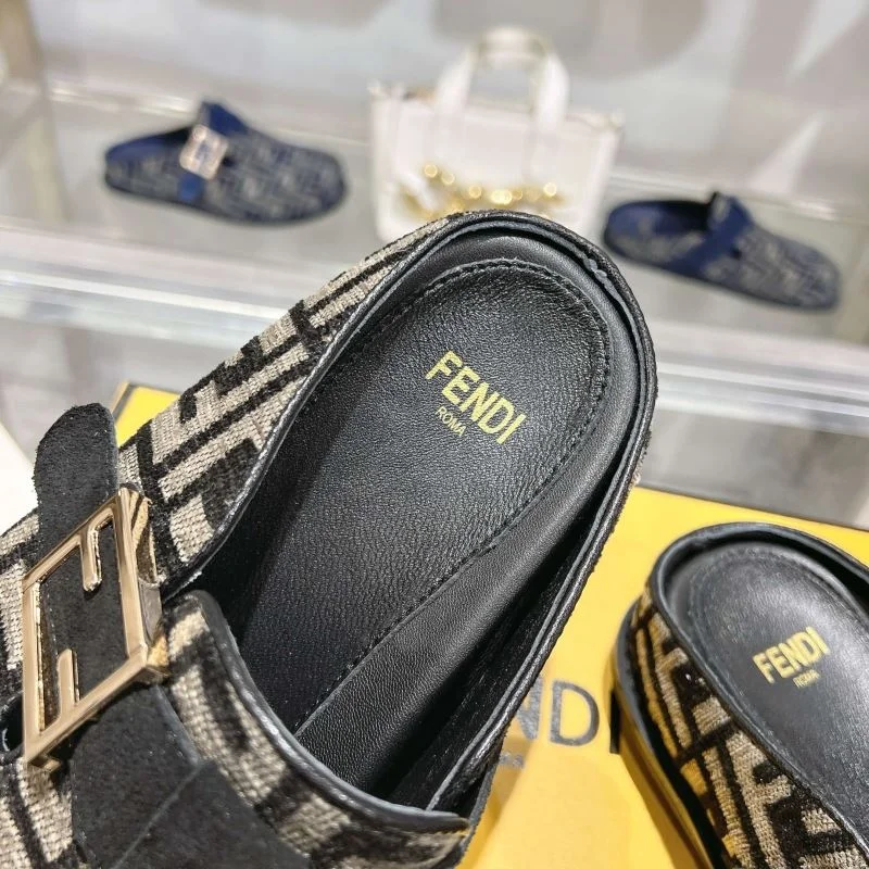 Fendi Slippers Colorful 23345