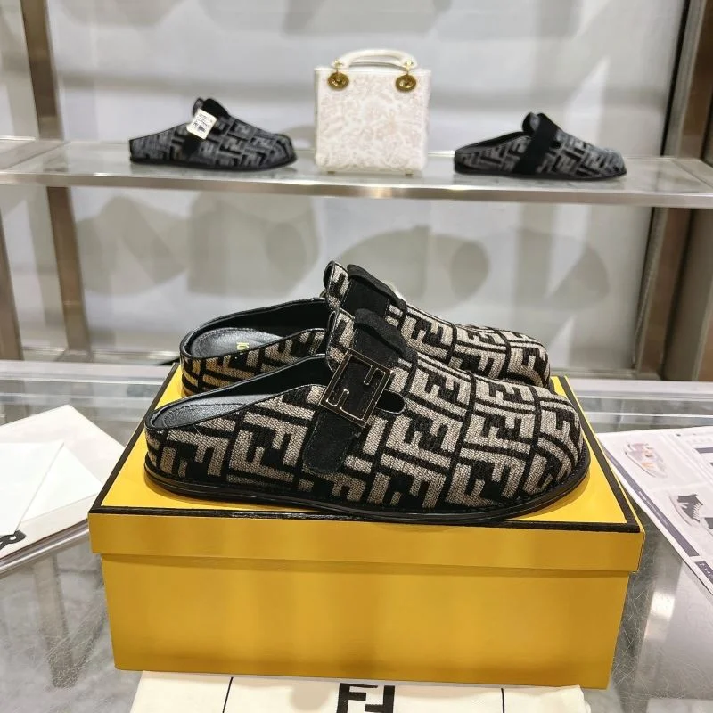 Fendi Slippers Colorful 23345