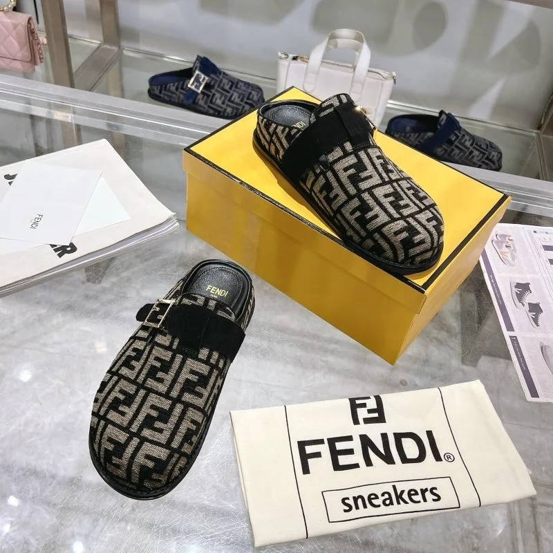 Fendi Slippers Colorful 23345