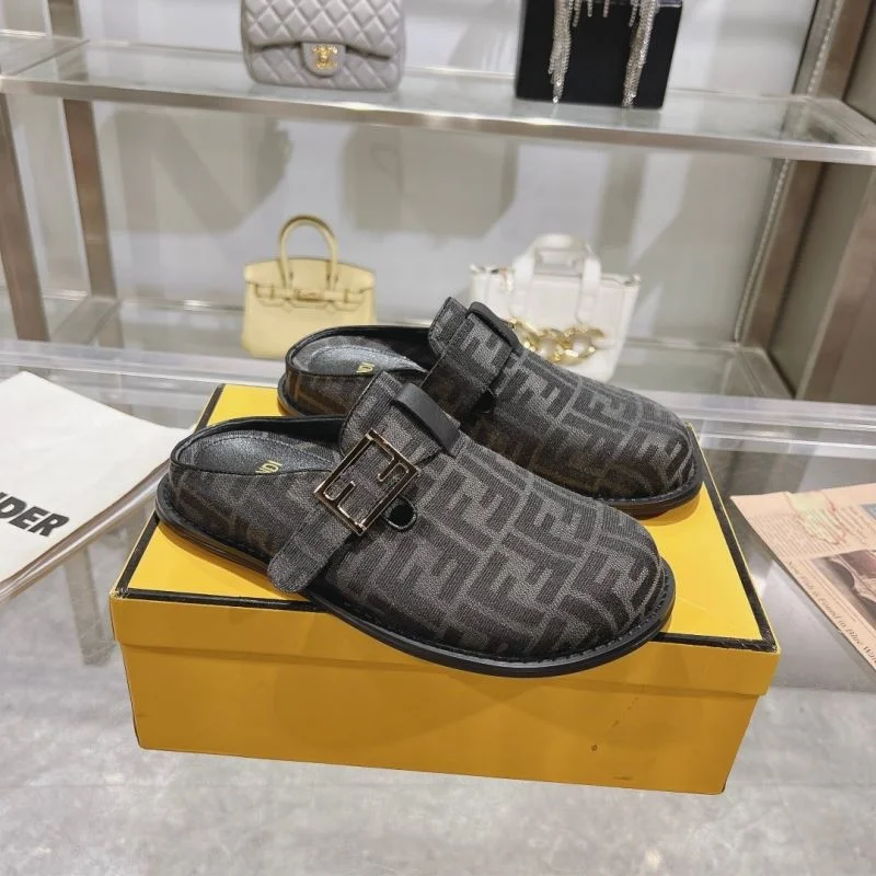 SmoothTexture Fendi Slippers 23343