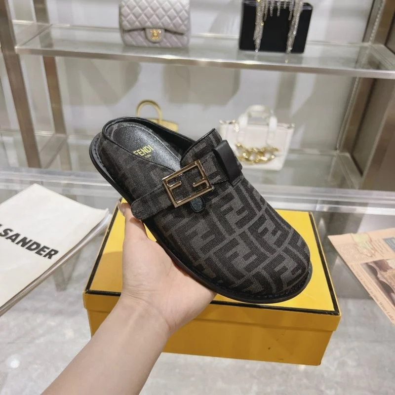 SmoothTexture Fendi Slippers 23343