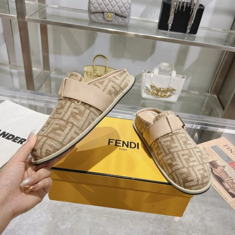 RelaxedFit Fendi Slippers 23342