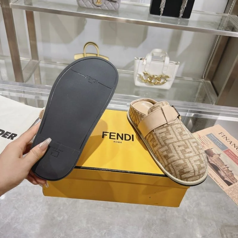 RelaxedFit Fendi Slippers 23342