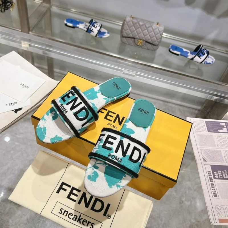Fashionable Fendi Slippers 23327