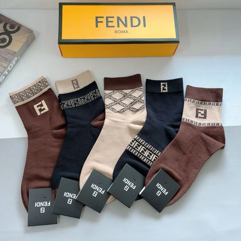 Minimalist Fendi Socks 273315