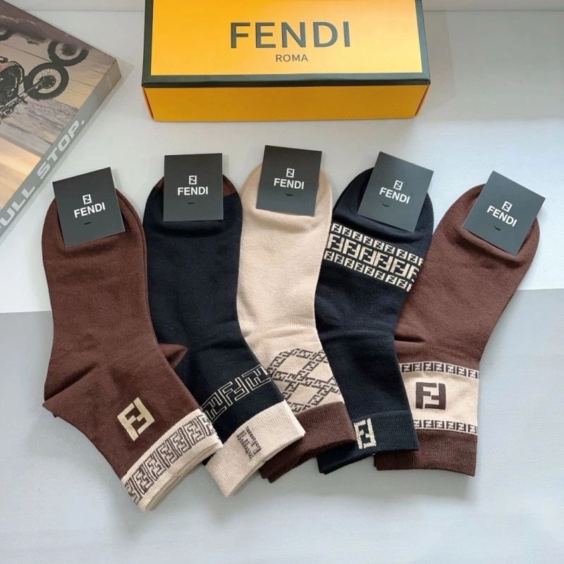 Minimalist Fendi Socks 273315