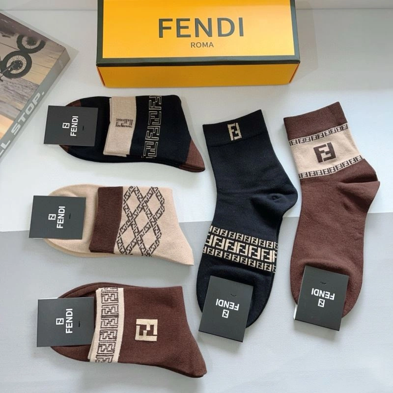 Minimalist Fendi Socks 273315