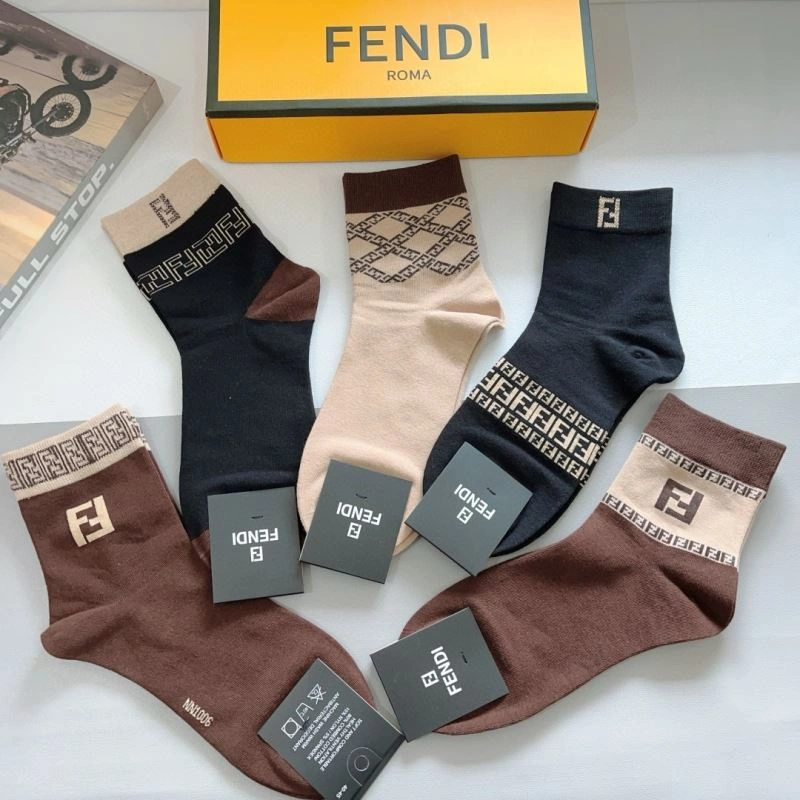 Minimalist Fendi Socks 273315