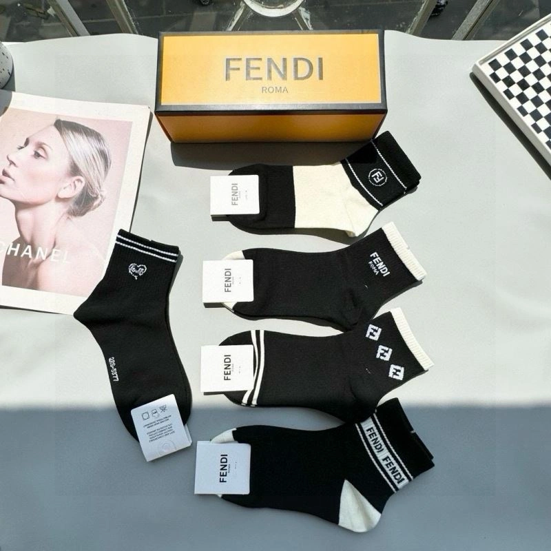 Compact Fendi Socks 273806