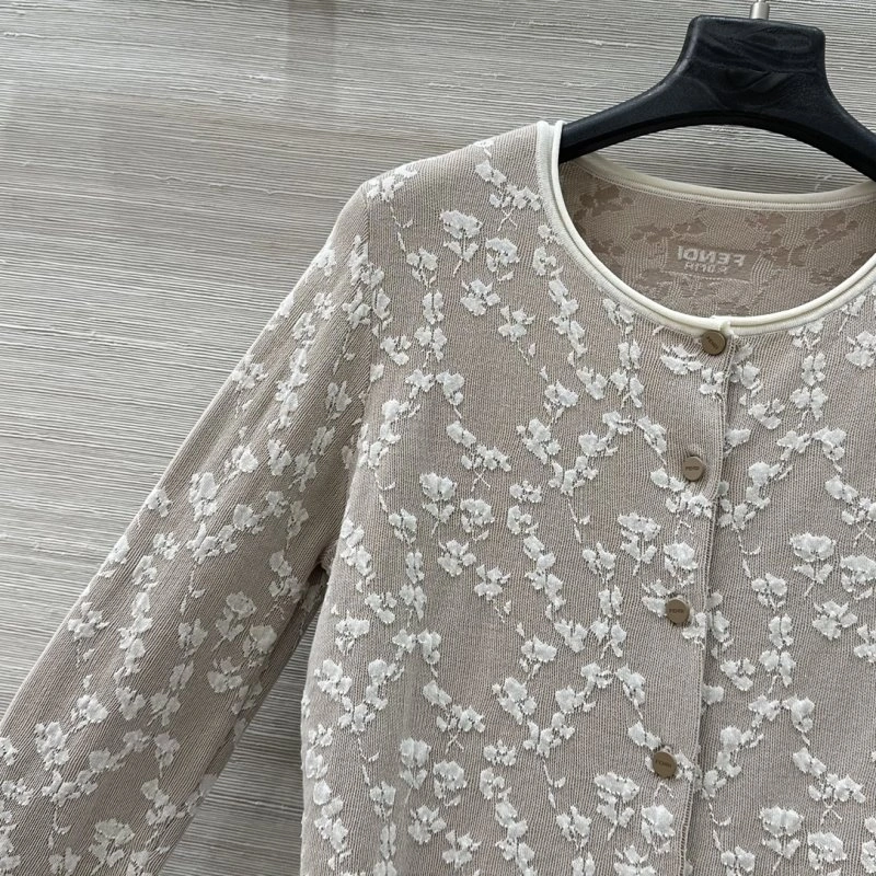 Fendi Sweaters Breathable 120560