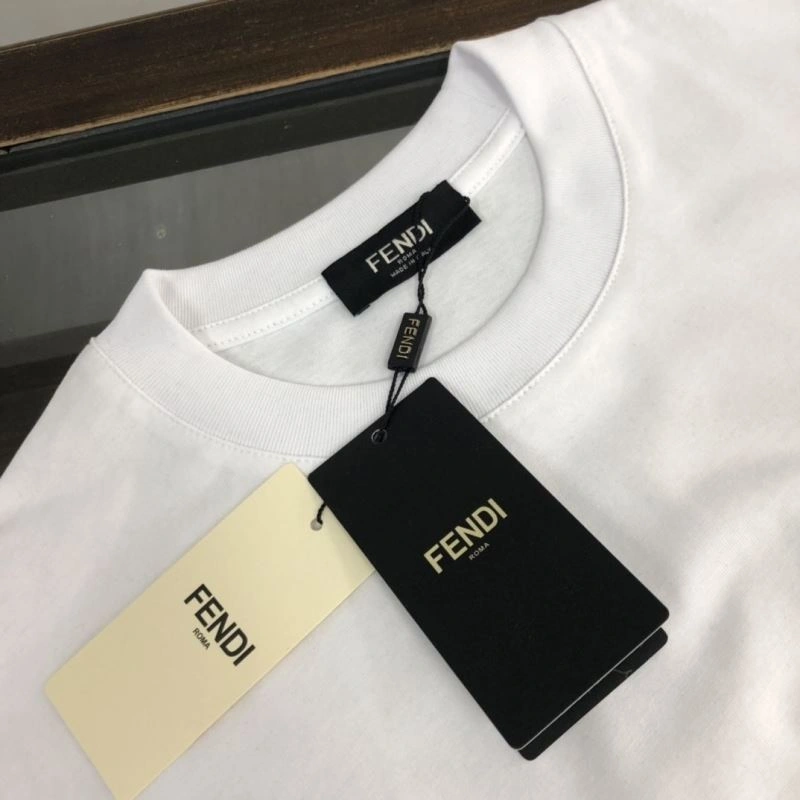 Fendi T-Shirts Breathable 123375