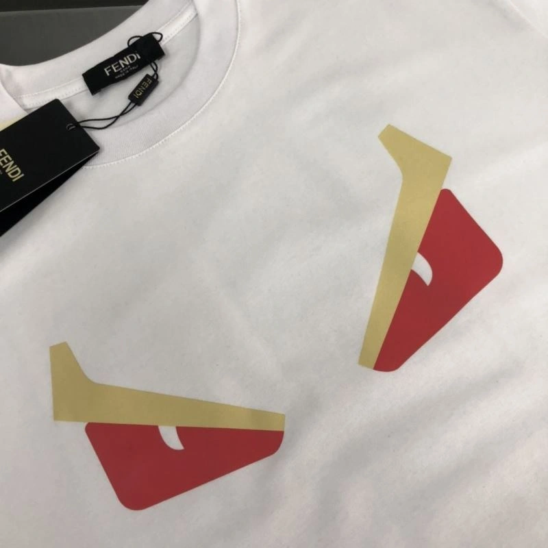 Fendi T-Shirts Breathable 123375