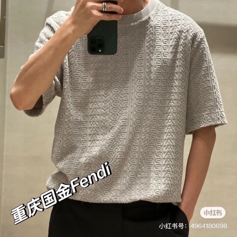 Vibrant Fendi T-Shirts 123081