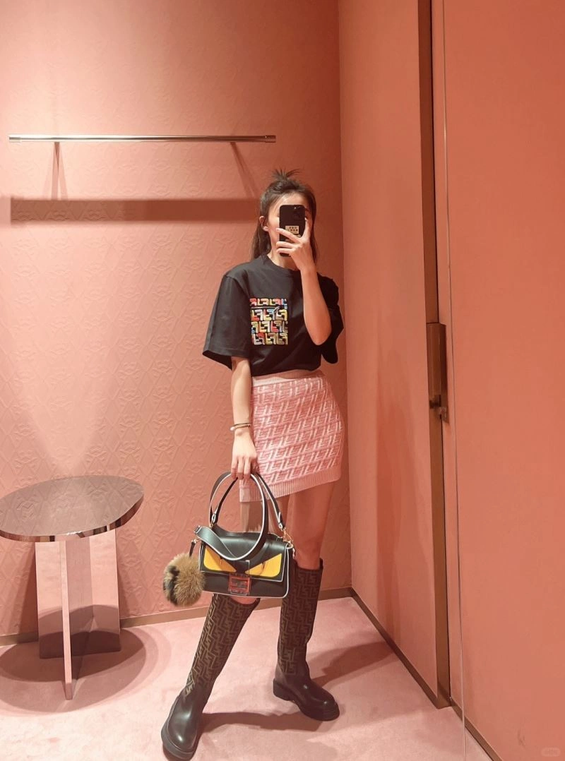 Fendi T-Shirts MultiPurpose 123074