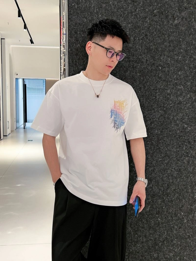 Fendi T-Shirts QuickDry 123080