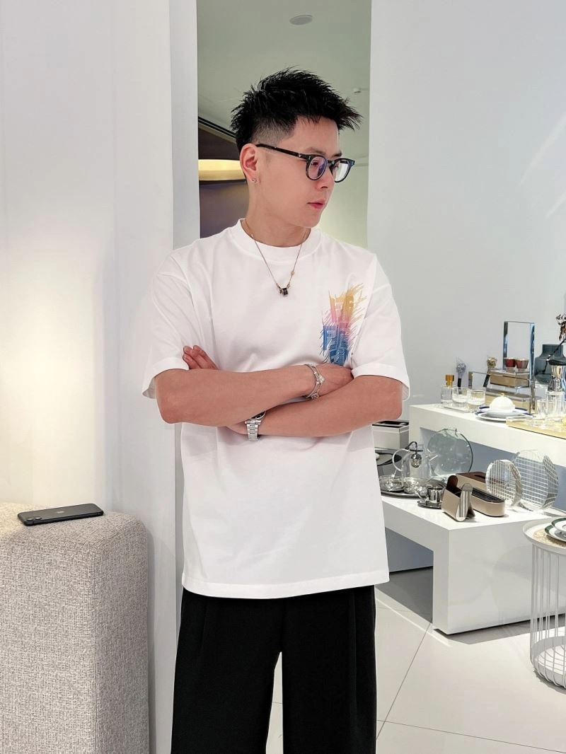 Fendi T-Shirts QuickDry 123080