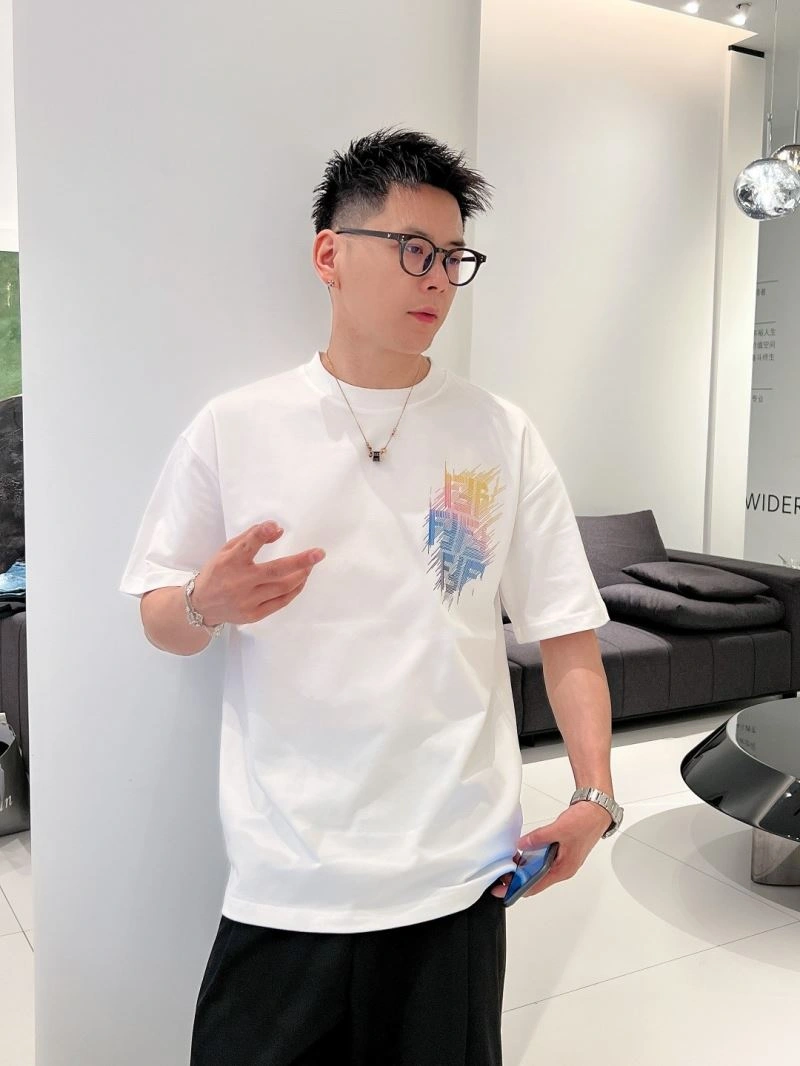 Fendi T-Shirts QuickDry 123080