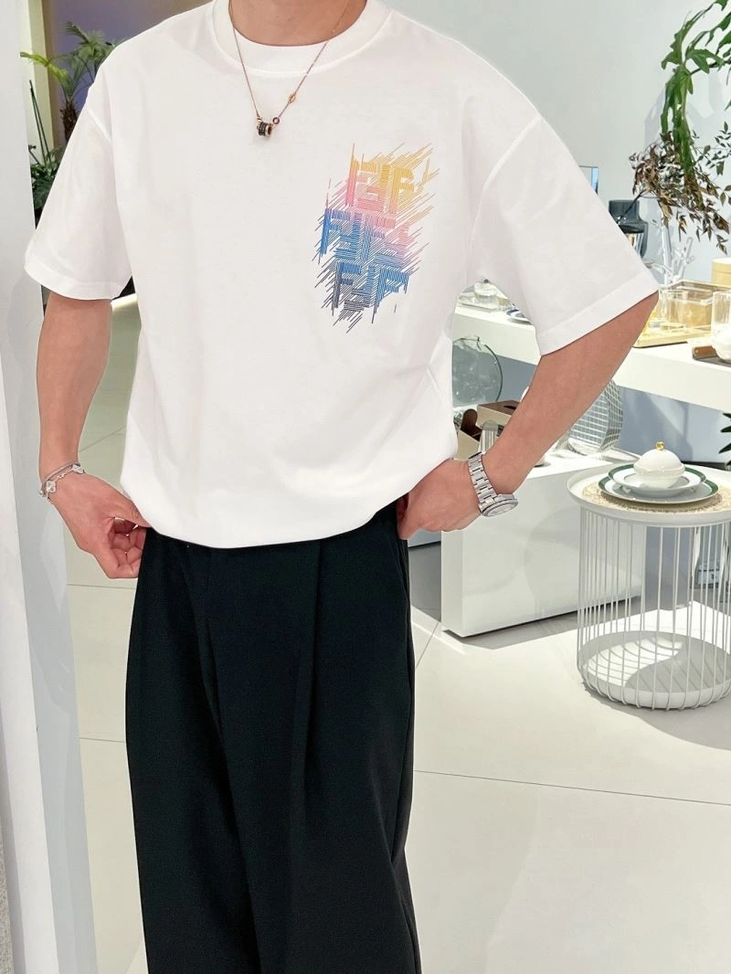 Fendi T-Shirts QuickDry 123080