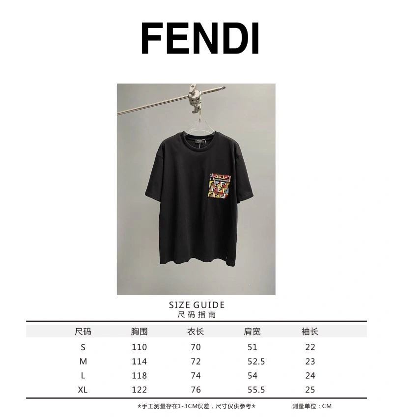 Fendi T-Shirts Minimalist 123070
