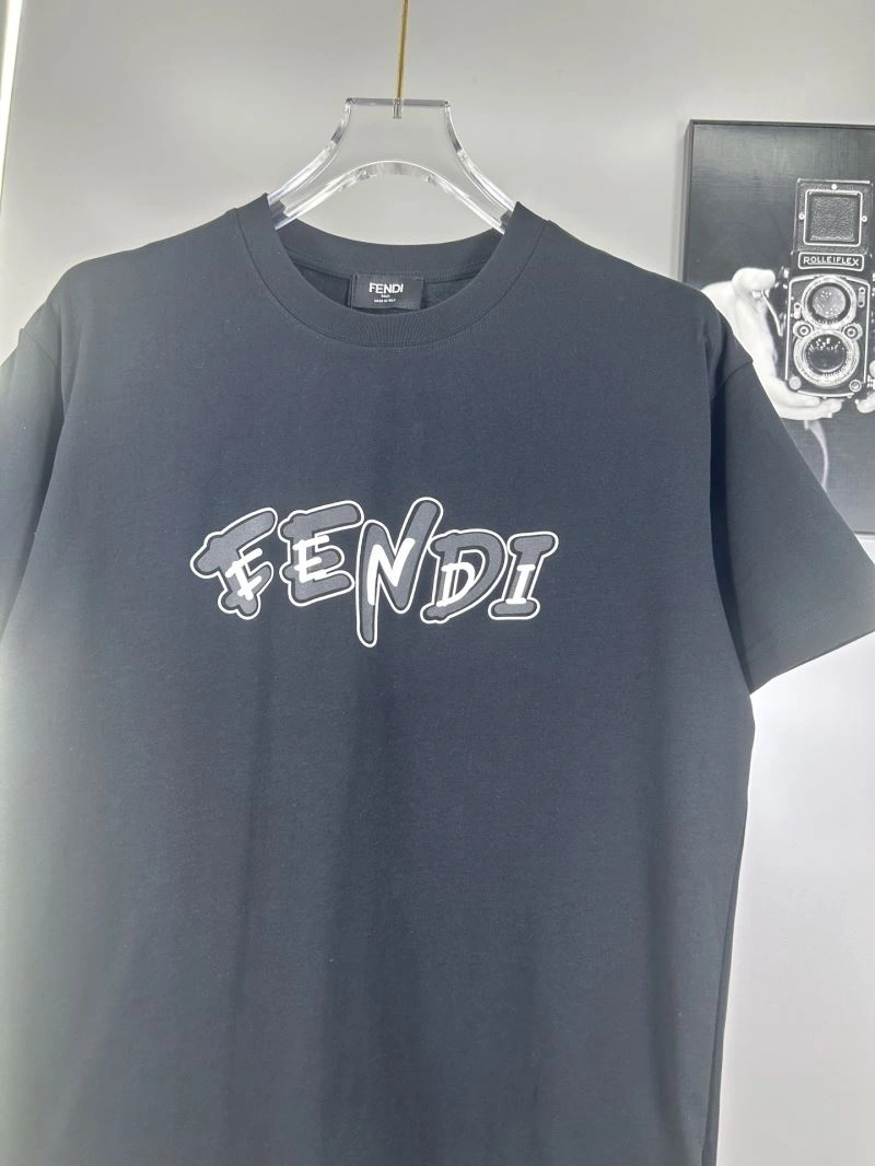 Fendi T-Shirts Refined 123052