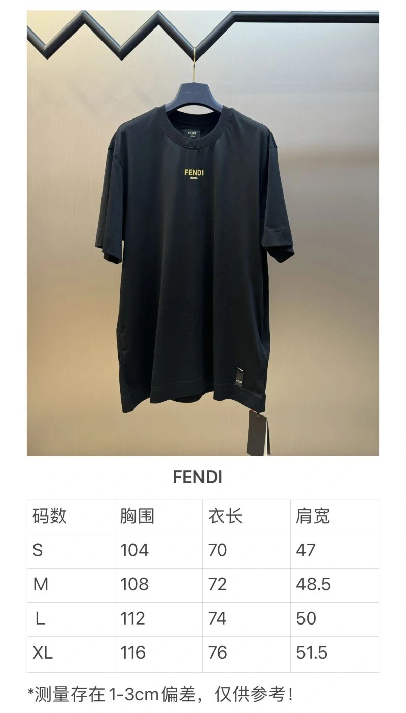Fendi T-Shirts GoodFit 123041