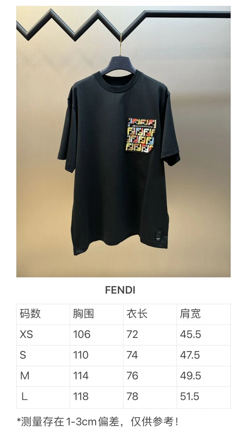 Fendi T-Shirts EasyCare 123013
