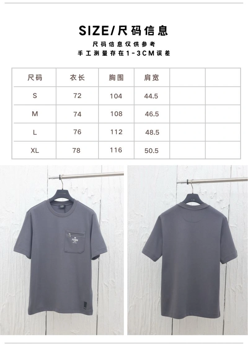 Unisex Fendi T-Shirts 123003