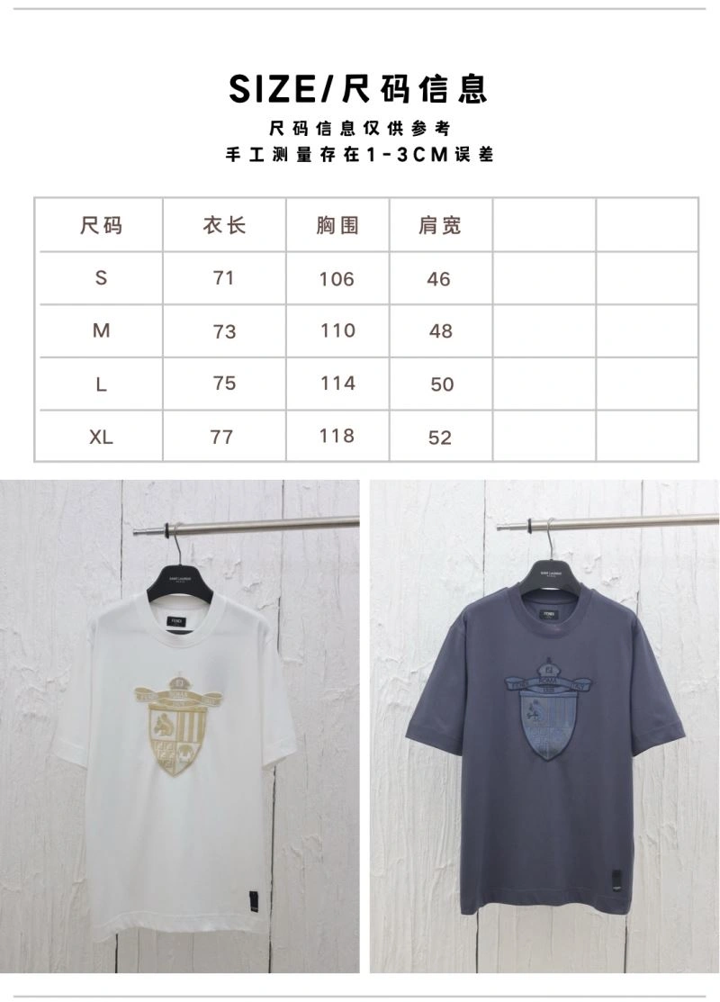 Fendi T-Shirts Resilient 123004