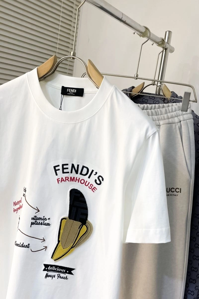 SmoothTexture Fendi T-Shirts 123247