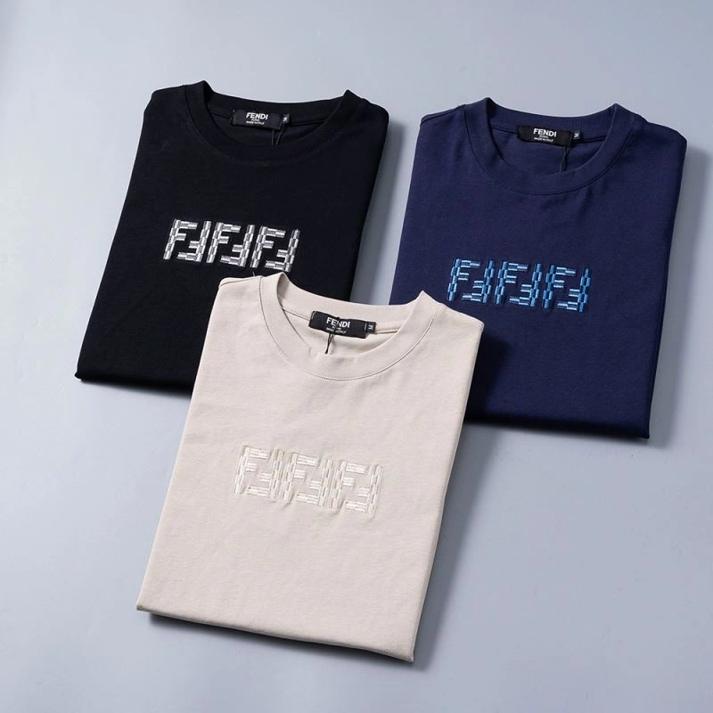 Fendi T-Shirts SmoothTexture 120379