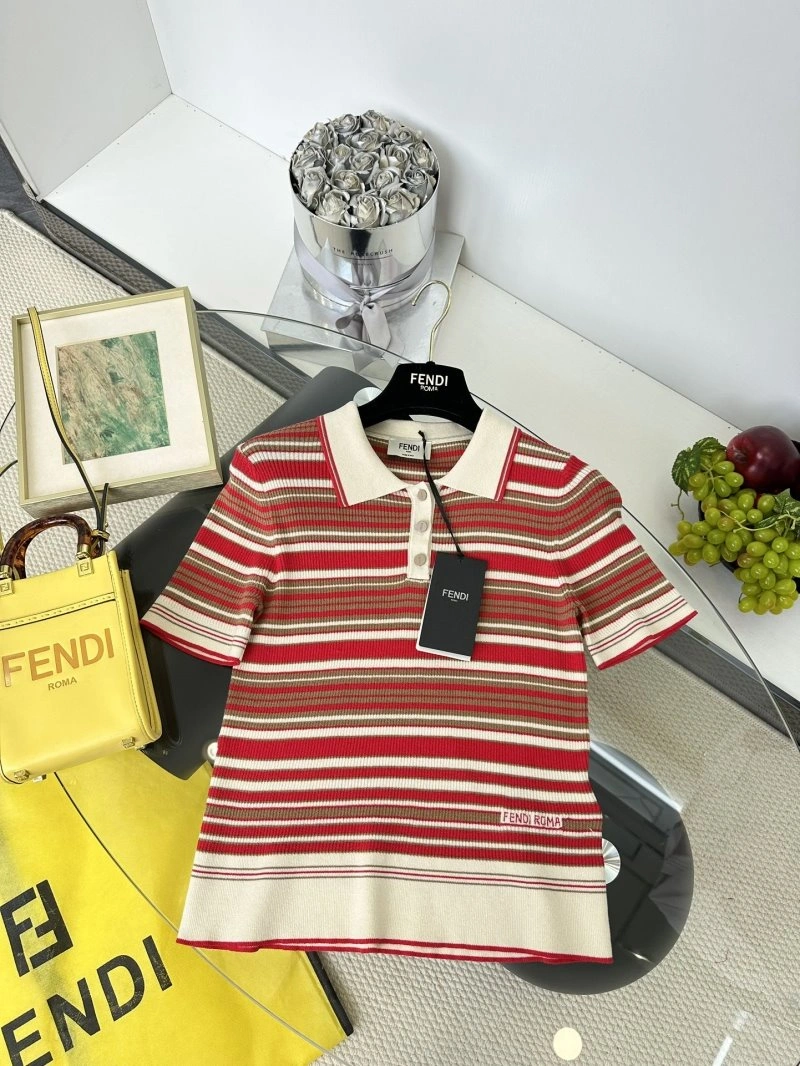 Fendi T-Shirts SmoothTexture 120557