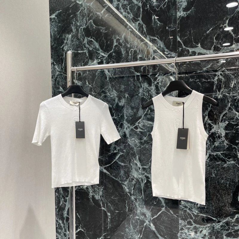 Fendi T-Shirts Stretchable 120551