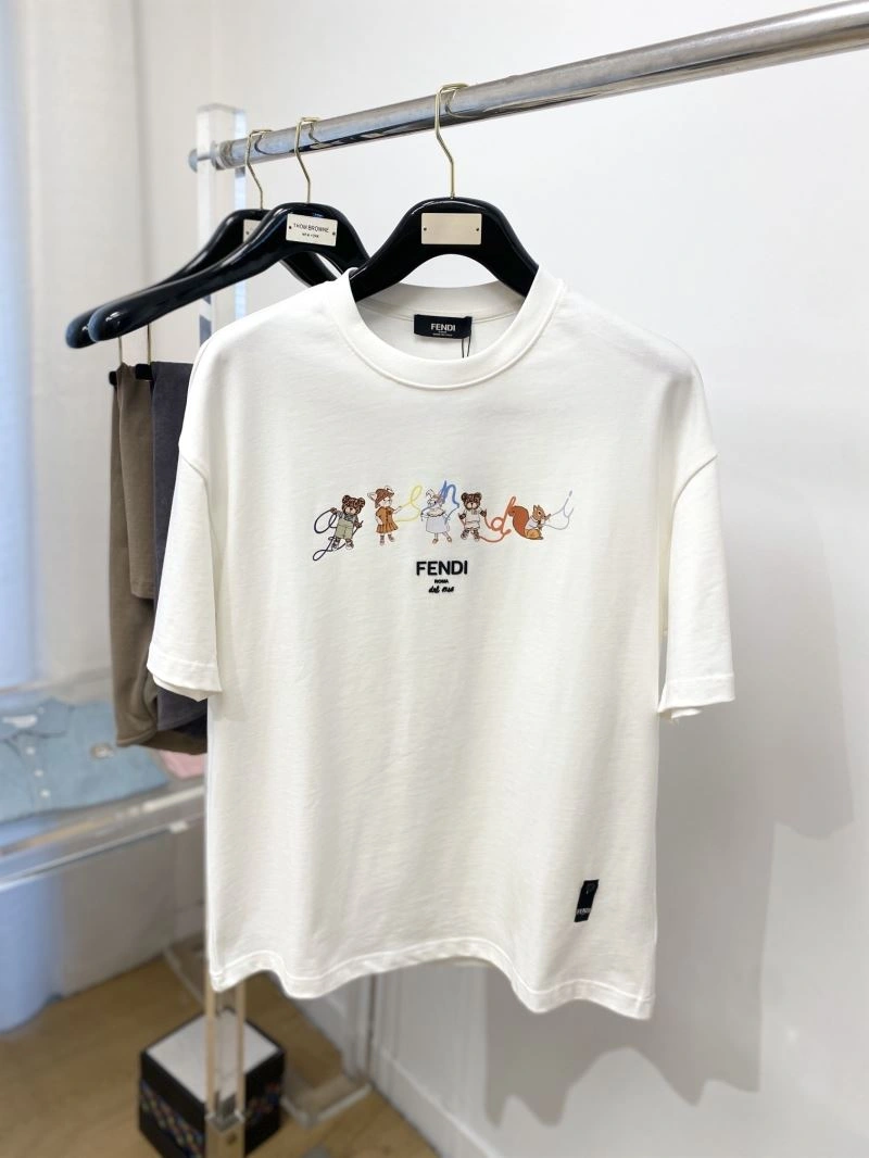 Fendi T-Shirts Colorful 122227