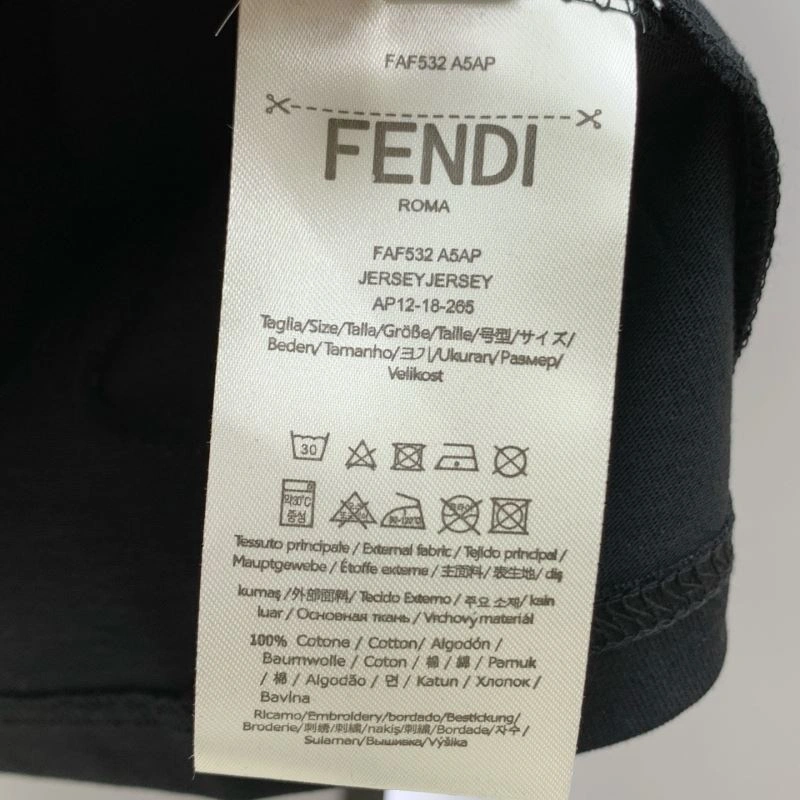 Fendi T-Shirts Stretchable 122218
